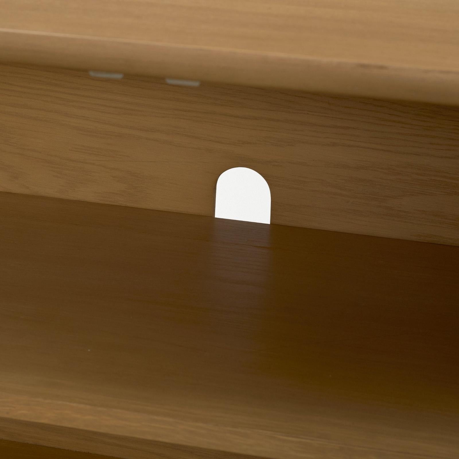 Mercana Hollis Wood 4-Door Closed Sideboard