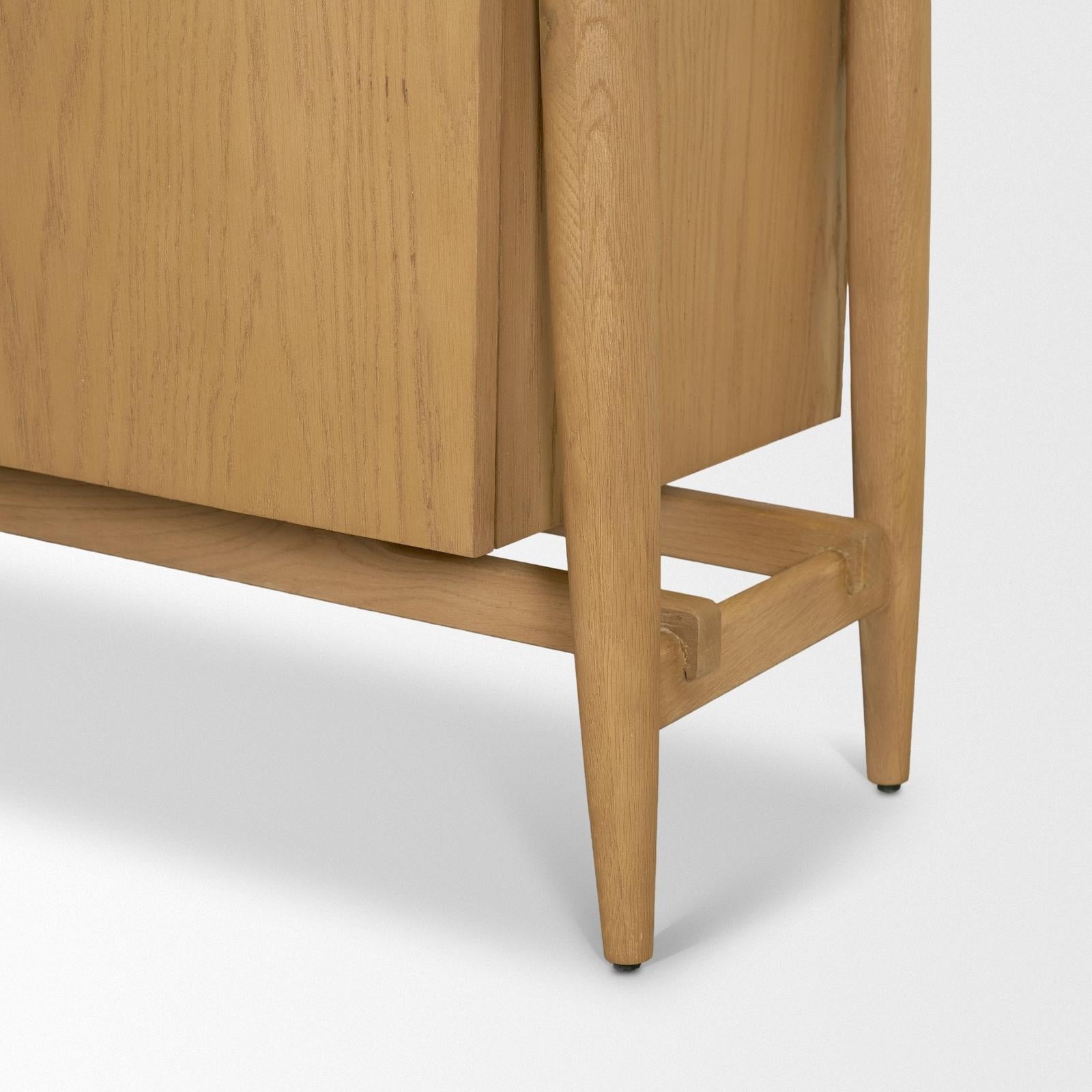 Mercana Hollis Wood 4-Door Closed Sideboard
