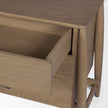 Mercana Hollis Wood 3-Drawer Closed Nightstand