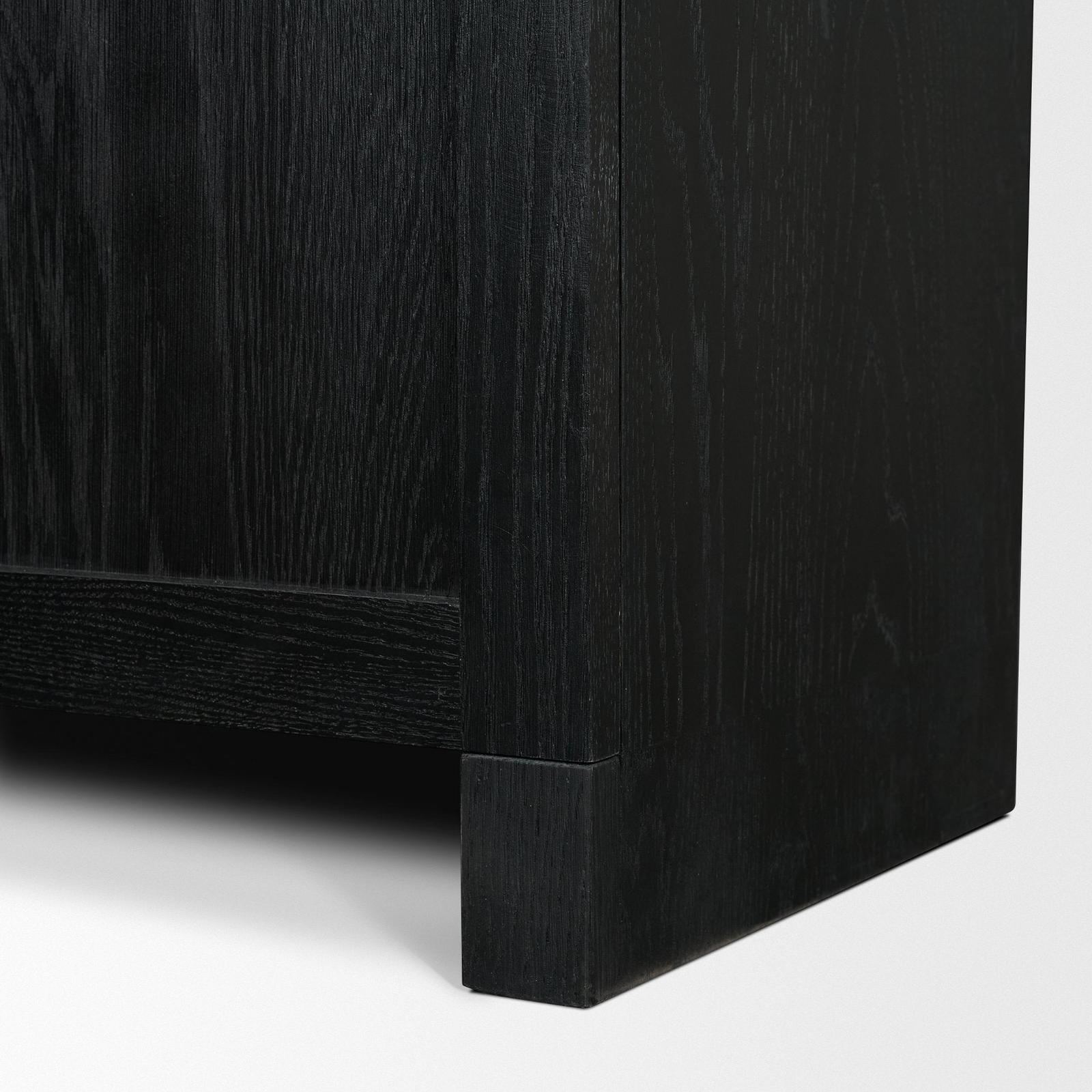 Mercana Henry Oak Wood w/ Glass Doors Curio Cabinet