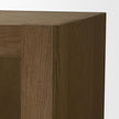 Mercana Henry Oak Wood w/ Glass Doors Curio Cabinet