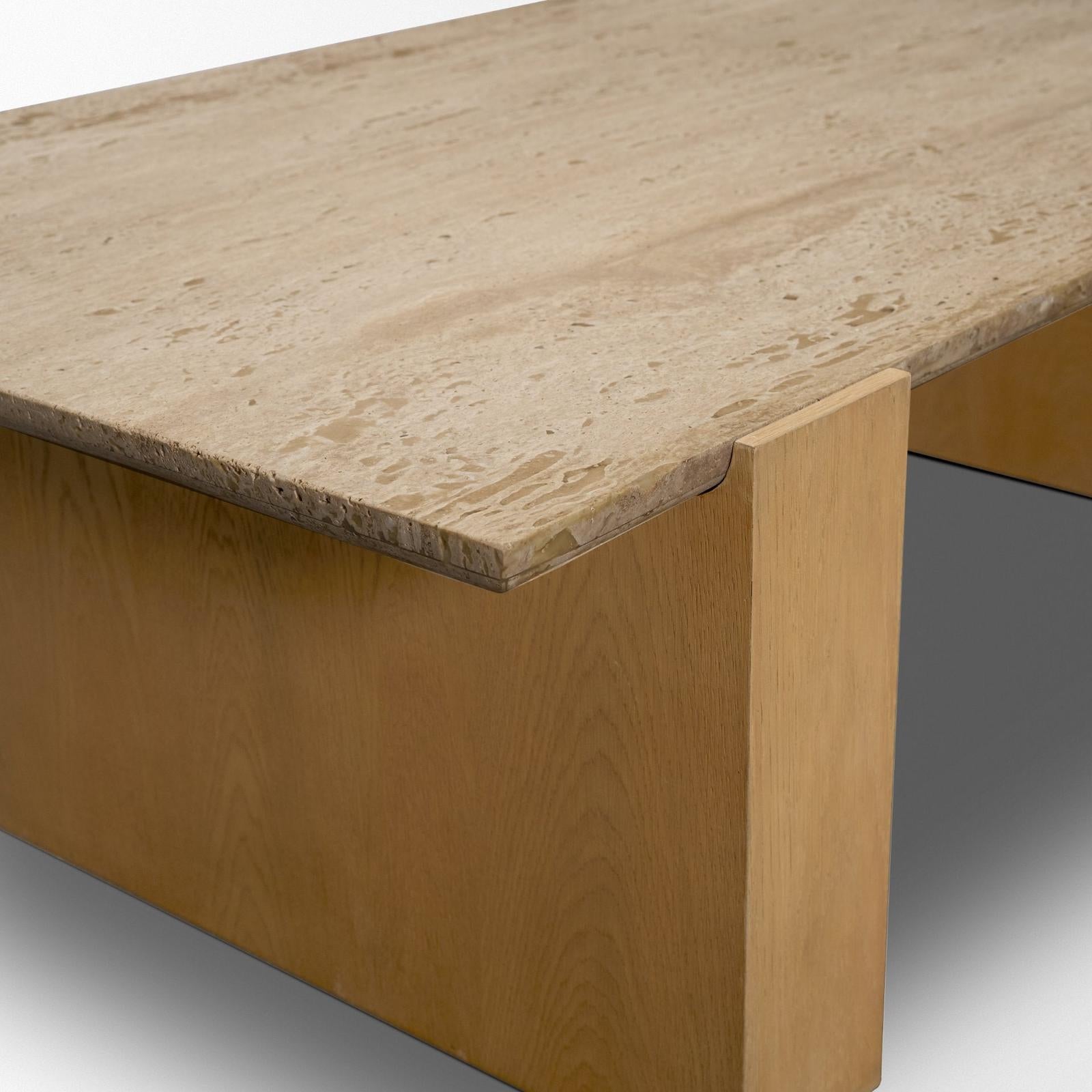 Mercana Milos Oak Wood Coffee Table