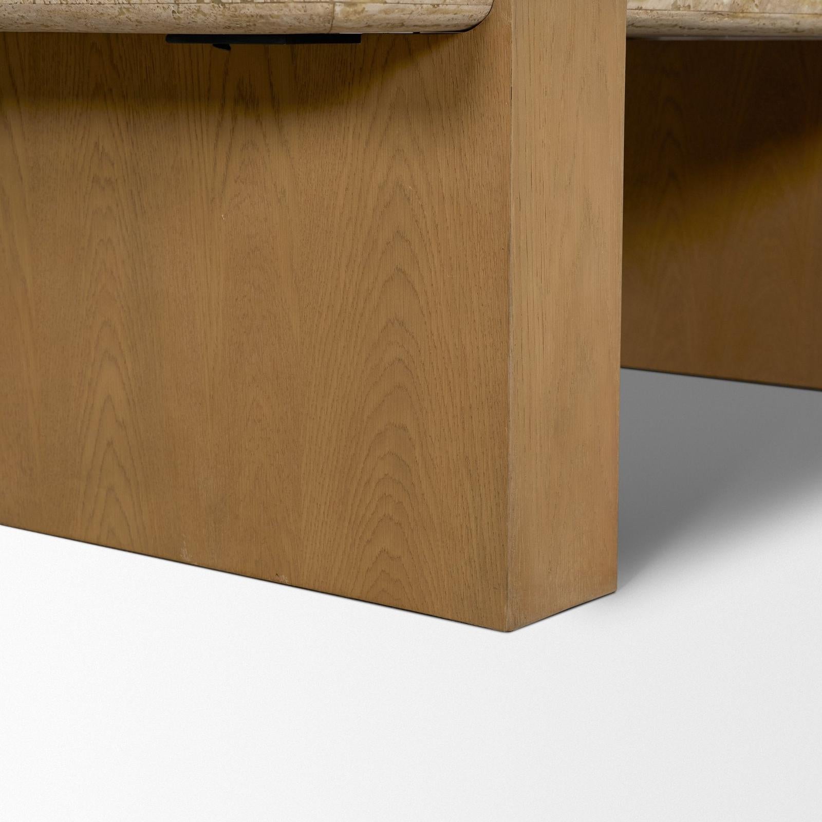 Mercana Milos Oak Wood Coffee Table