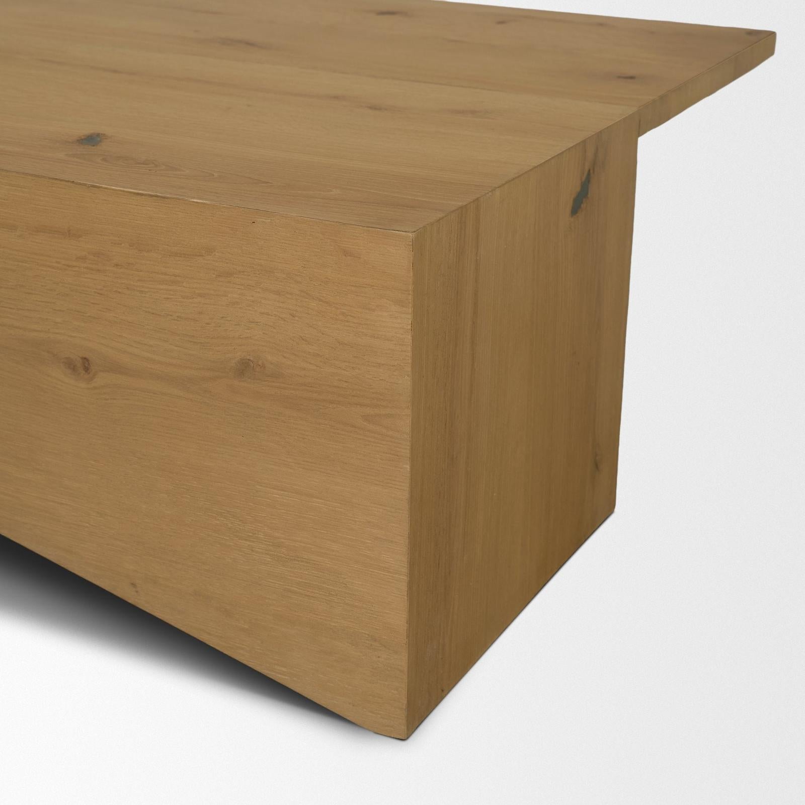 Mercana West Oak Wood Coffee Table