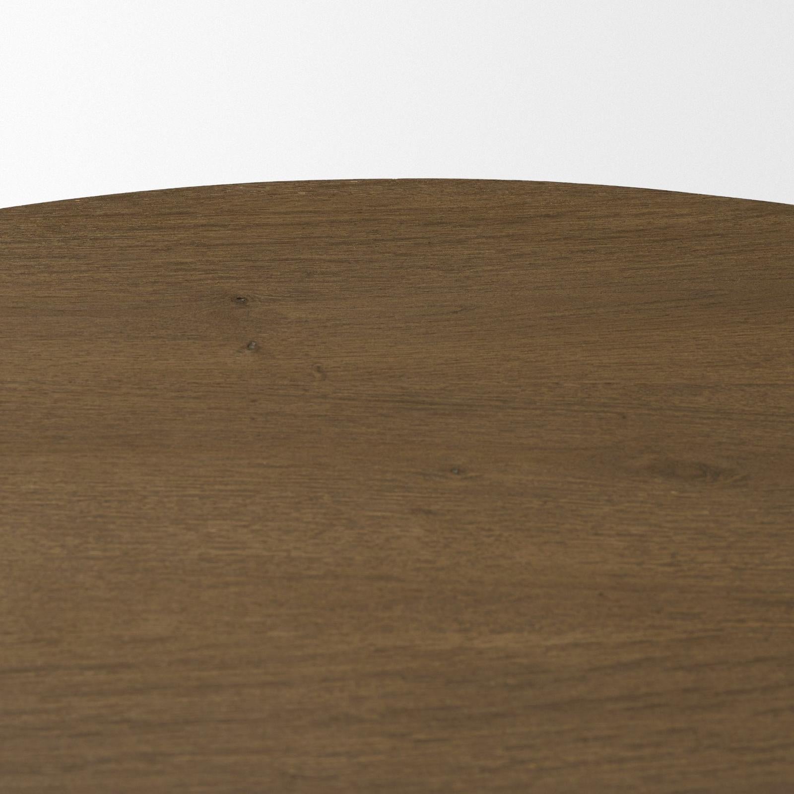 Mercana Lyonne Round 4-Seater Pedestal Dining Table