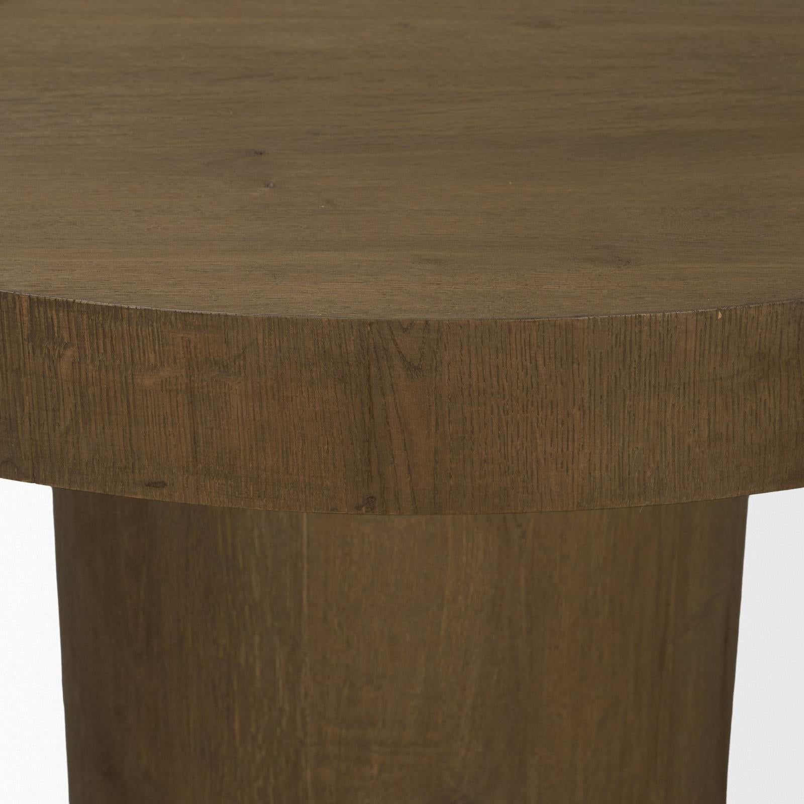 Mercana Lyonne Round 4-Seater Pedestal Dining Table