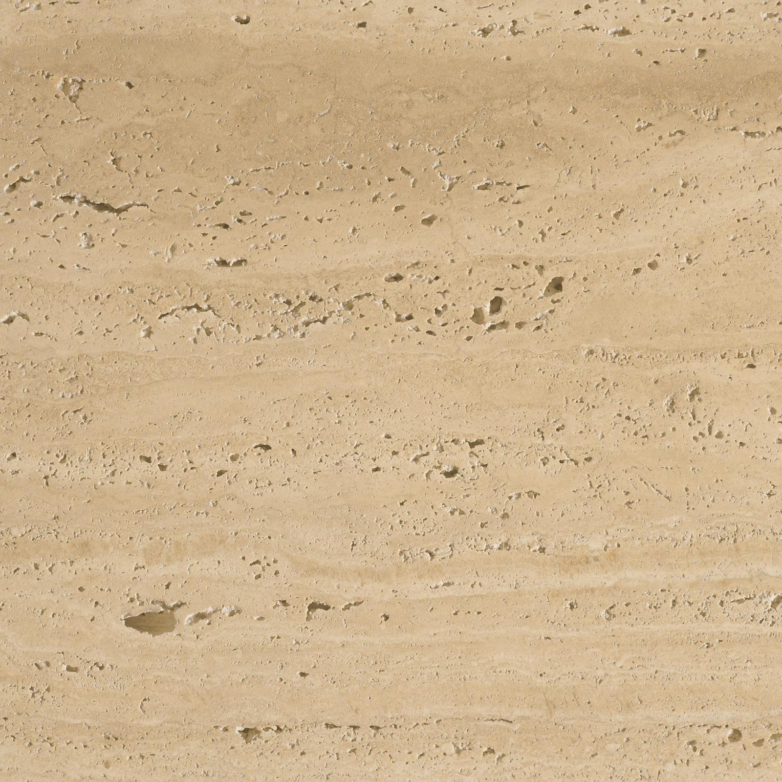 Mercana Tavora Ribbed Square Travertine Coffee Table