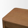 Mercana Wexlan Solid Wood w/ Leather Weave 4 Door Closed Sideboard