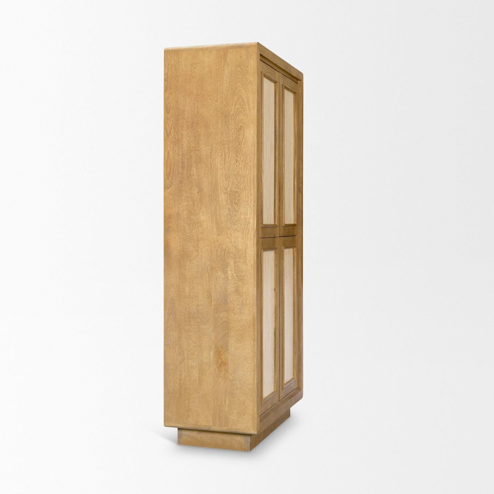Mercana Valterra Wood 4 Door Tall Cabinet