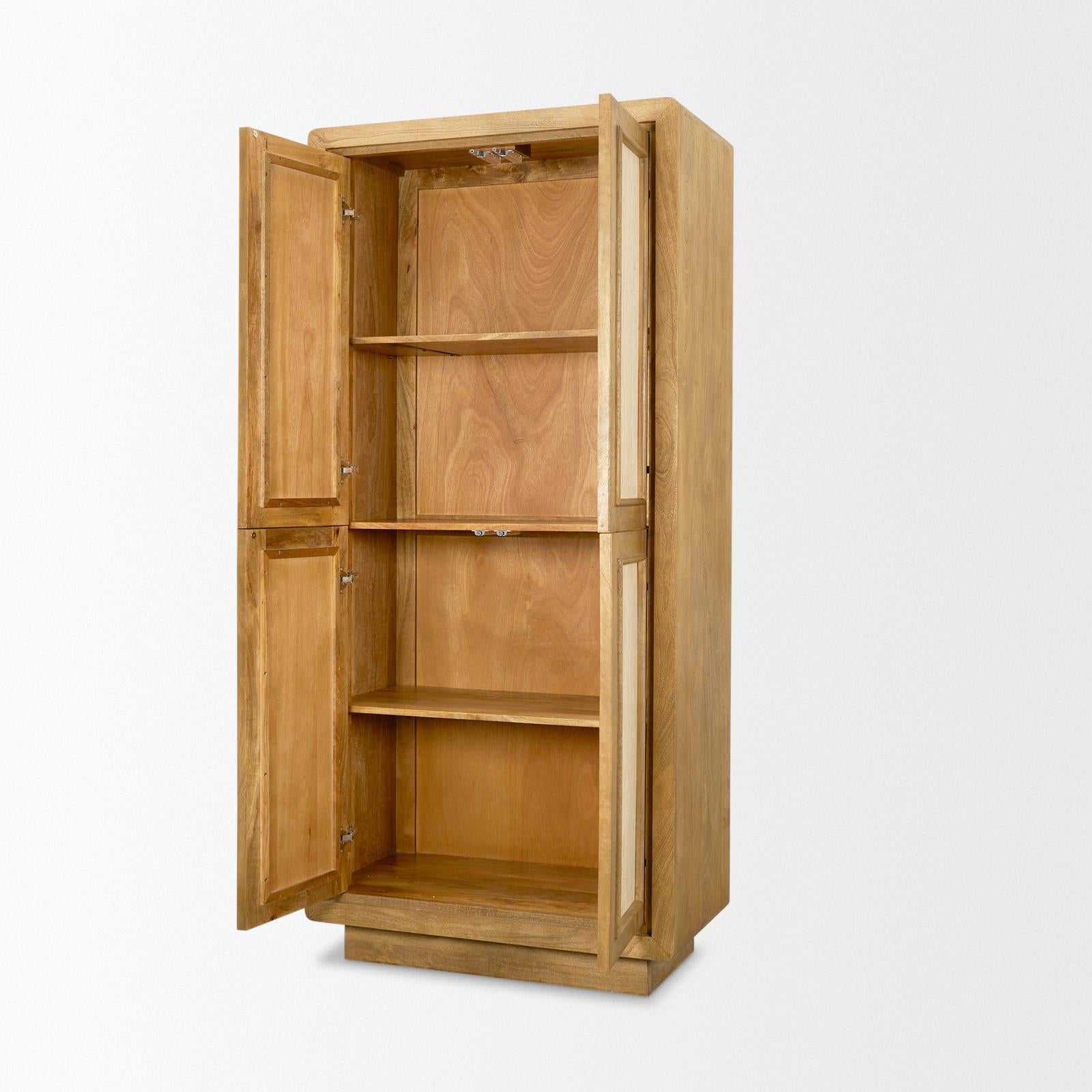 Mercana Valterra Wood 4 Door Tall Cabinet