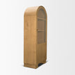 Mercana Hawthorne Solid Oak Wood w/ Glass Curio Cabinet
