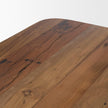 Mercana Dunmore Solid Wood Rectangular Open Shelf Coffee Table