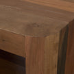 Mercana Dunmore Solid Wood Rectangular Open Shelf Side Table