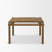 Mercana Riven Oak Wood Square Side Table