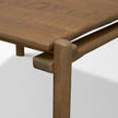 Mercana Riven Oak Wood Square Side Table