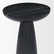 Mercana Bellancia Marble Pedastal Side Table