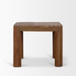 Mercana Hewitt Smooth Reclaimed Wood Side Table