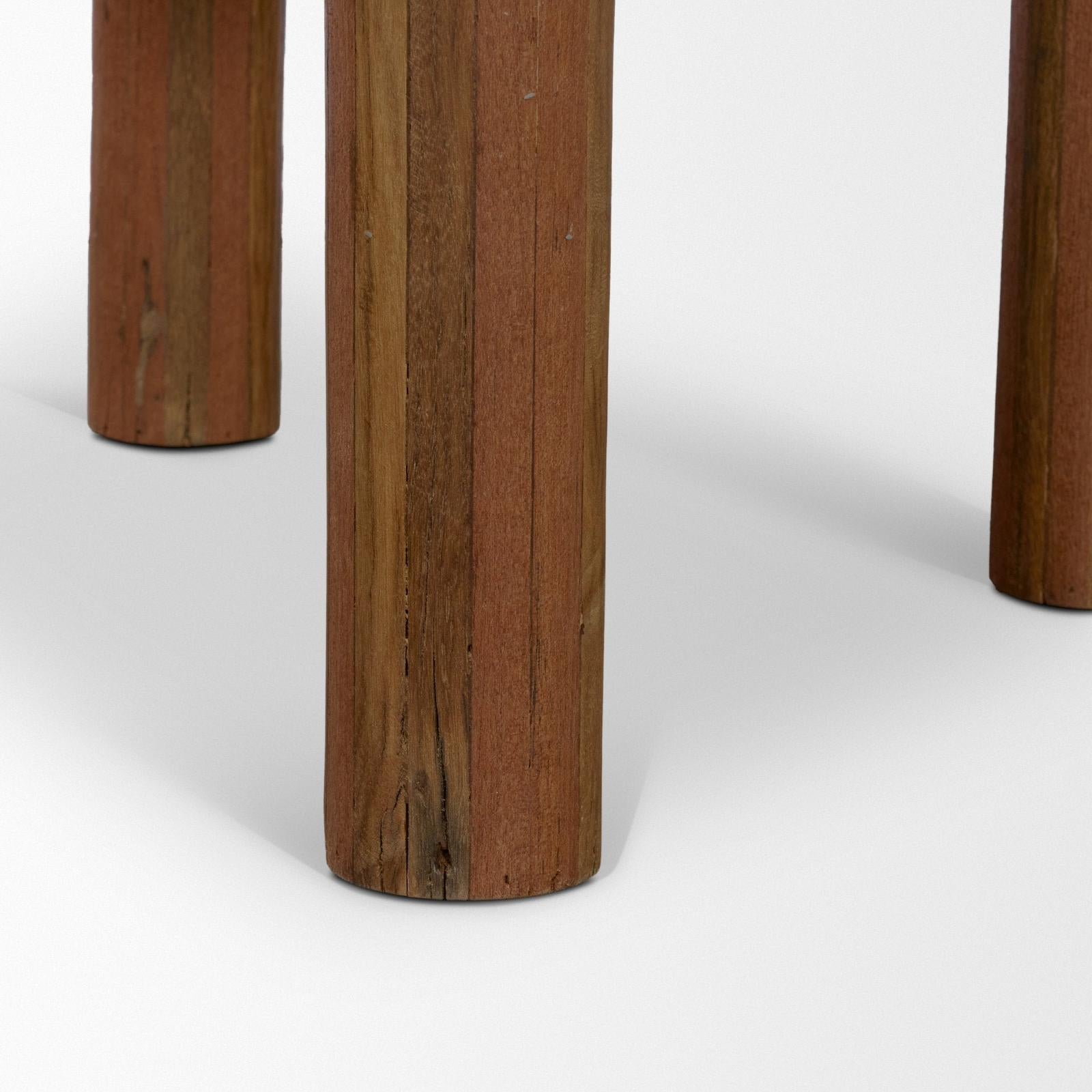 Mercana Hewitt Smooth Reclaimed Wood Side Table