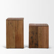 Mercana Lucan Reclaimed Wood Side Tables