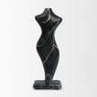 Mercana Contour Black Marble Silhouette Decorative Object