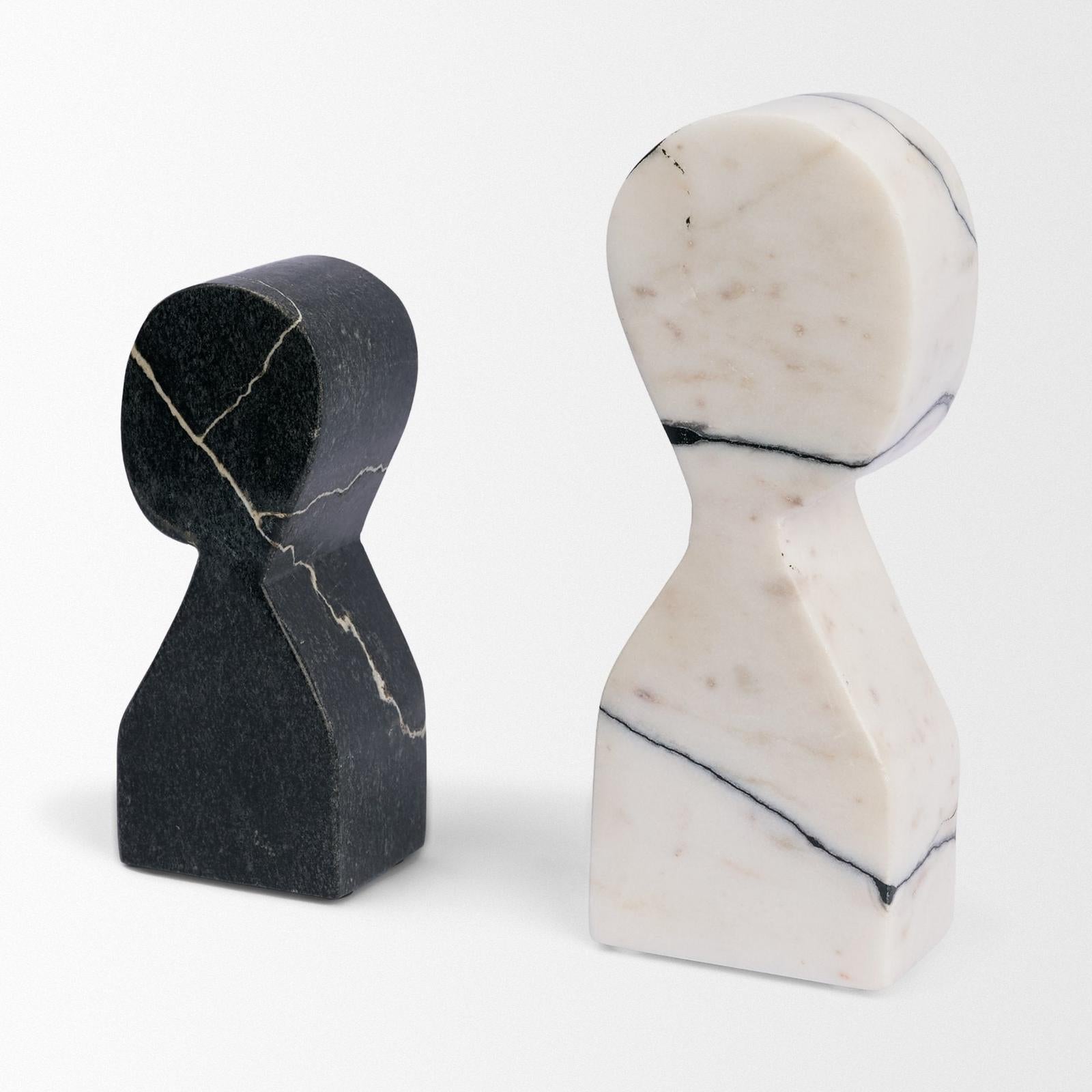 Mercana Shadow Marble Bookends