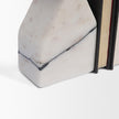 Mercana Shadow Marble Bookends