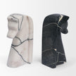 Mercana Cavalli Marble Horse Bookends