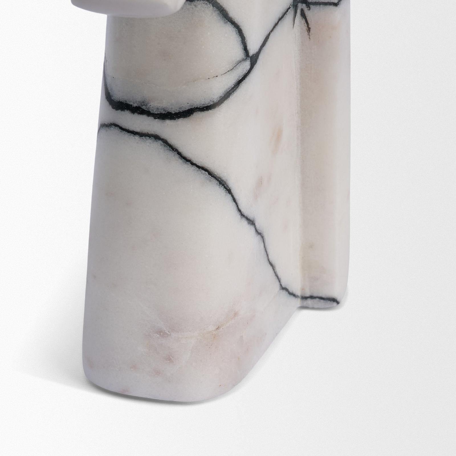 Mercana Cavalli Marble Horse Bookends