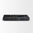 Mercana Tratto Rectangular Black Marble Tray