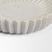 Mercana Fiora Marble Scalloped Decorative Bowl