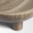 Mercana Vasca Gray Marble Decorative Pedestal Bowl