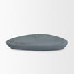 Mercana Tria Rounded Triangular Grey Marble Decorative Tray