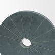 Mercana Orin Gray Marble Round Disc Decorative Object
