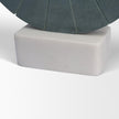 Mercana Orin Gray Marble Round Disc Decorative Object