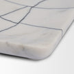 Mercana Tratto Rectangular White Marble Decorative Tray
