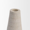 Mercana Cono Off-White Marble Cone Shaped Candle Holders - Set of 2