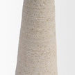 Mercana Cono Off-White Marble Cone Shaped Candle Holders - Set of 2