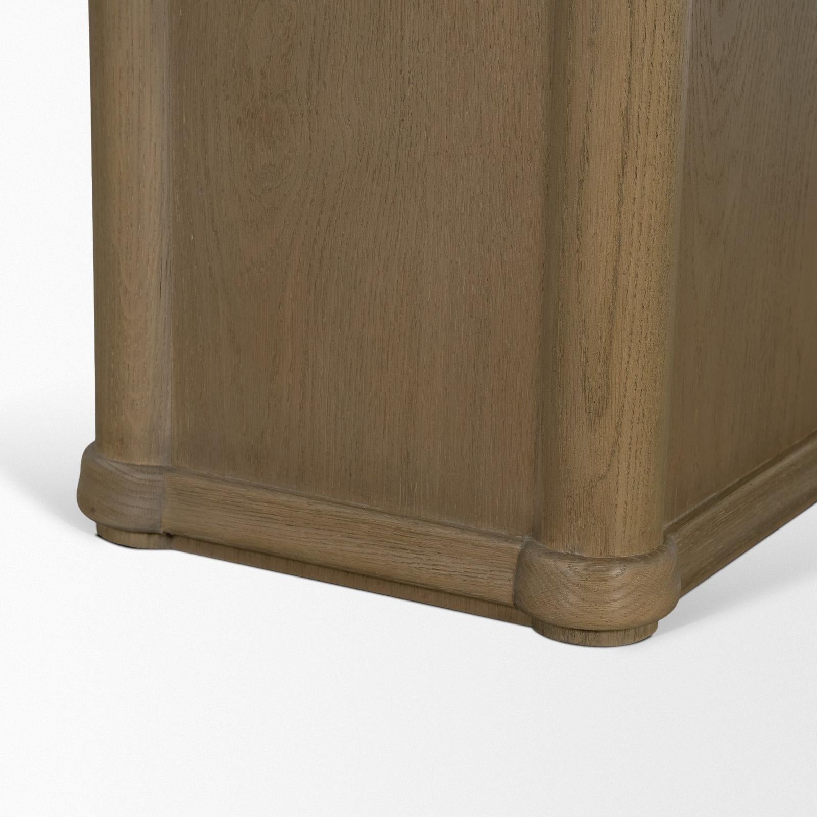 Mercana Alden Rectangular 8-Seater Pedestal Dining Table
