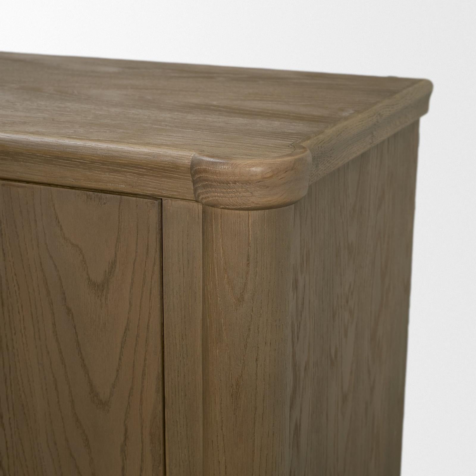 Mercana Alden Wood 4-Door Closed Sideboard
