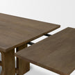 Mercana Rooke Rectangular 10-Seater Extendable Dining Table