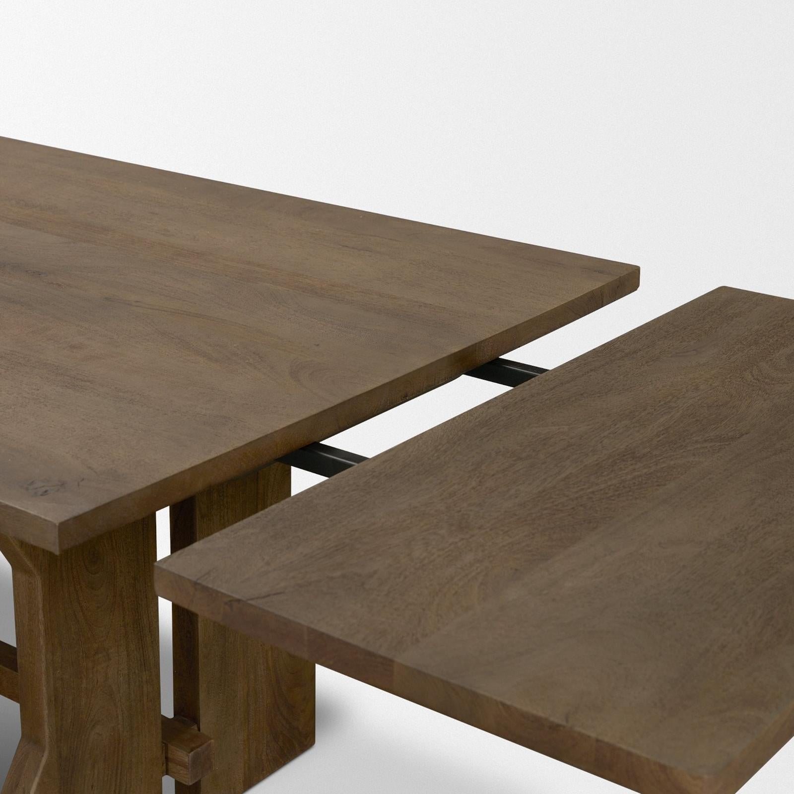 Mercana Rooke Rectangular 10-Seater Extendable Dining Table