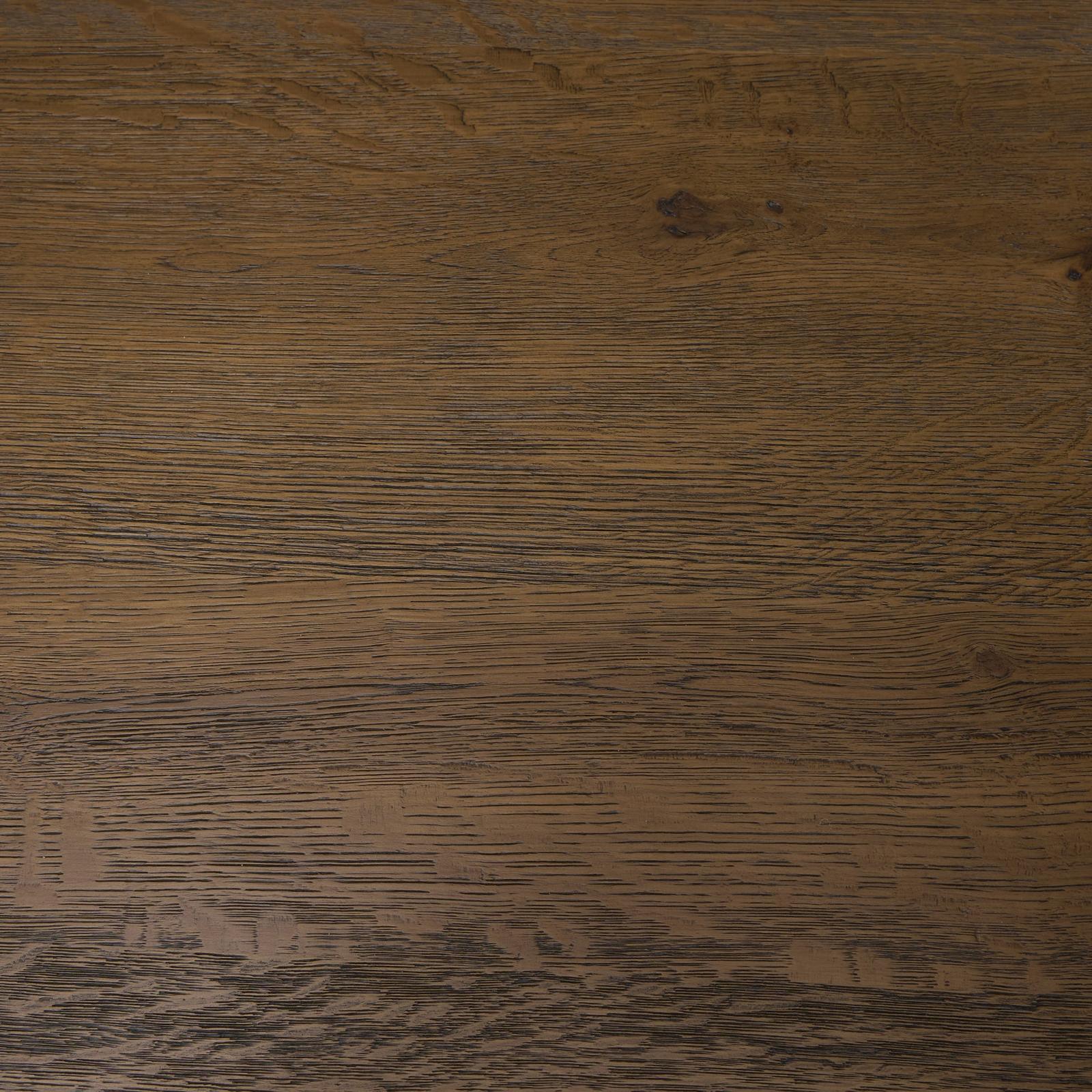 Mercana Kendrix Oak Wood Cappuccino Marble 4 Door Closed Sideboard