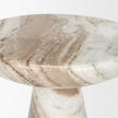 Mercana Bellancia Marble Pedastal Side Table