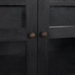 Mercana Suri Wood w/ Glass 4-Door Closed Sideboard