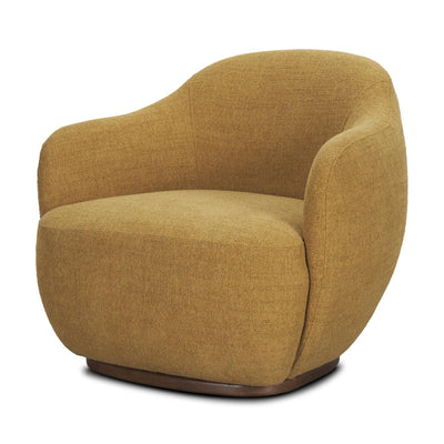 Mercana Hudson Fabric Upholstered Swivel Chair