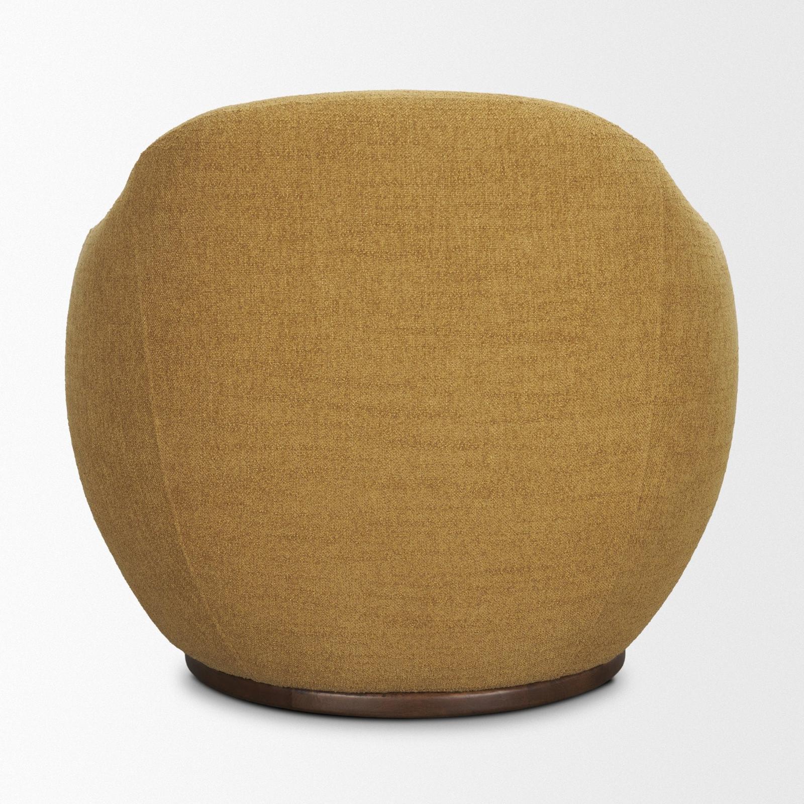 Mercana Hudson Fabric Upholstered Swivel Chair