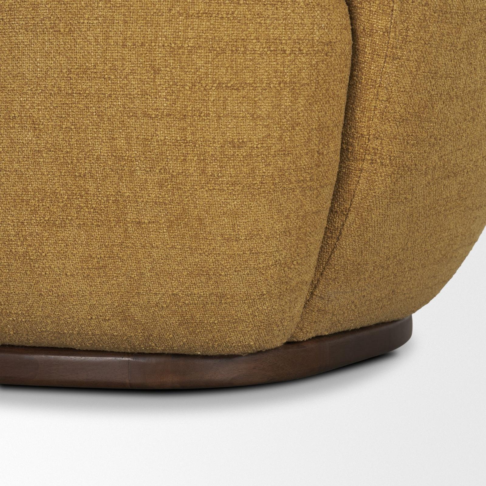 Mercana Hudson Fabric Upholstered Swivel Chair