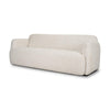 Mercana Saga Cream Fabric 3 Seater Sofa