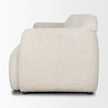 Mercana Saga Cream Fabric 3 Seater Sofa