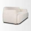 Mercana Saga Cream Fabric 3 Seater Sofa